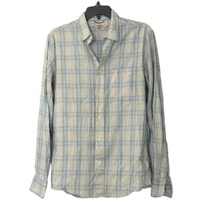 Faherty Sea Breeze Plaid‎ Button Down Long Sleeve Shirt - Small